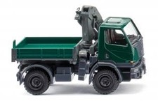 Wiking 036903 - 1/87 Unimog U 20 mit Ladekran - moosgrün - Neu