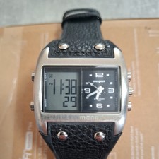 Manguun Herrenuhr mit Datumsanzeige, Digital,Analog Chronograph