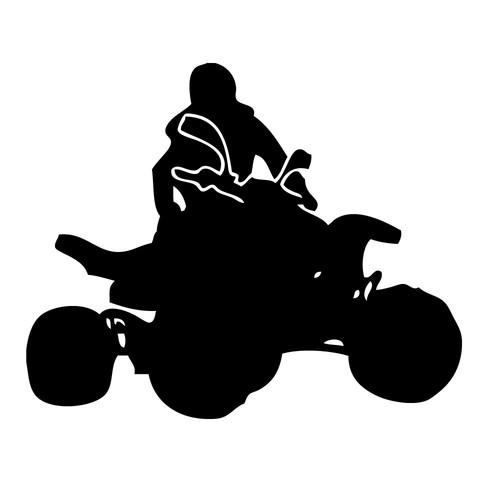 Aufkleber quad tattoo - quad,