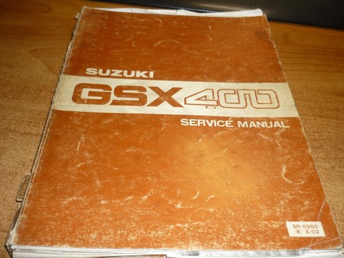 Werkstatthandbuch suzuki gsx - werkstatthandbuch,