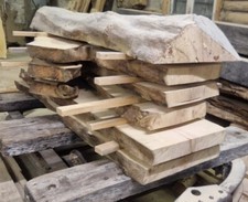 Tischplatte Bohle Massiv mit Baumkante Tisch aus einem Stück