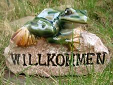 Frosch Willkommensschild
