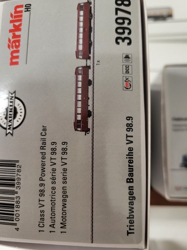 Märklin schienenbus 39978 mfx - märklin,