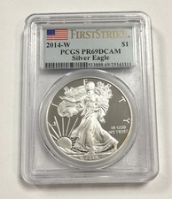 2014 - W 1 $ Silver Proof