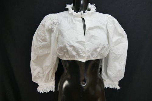 Dirndlbluse weiß bluse - gr.42,