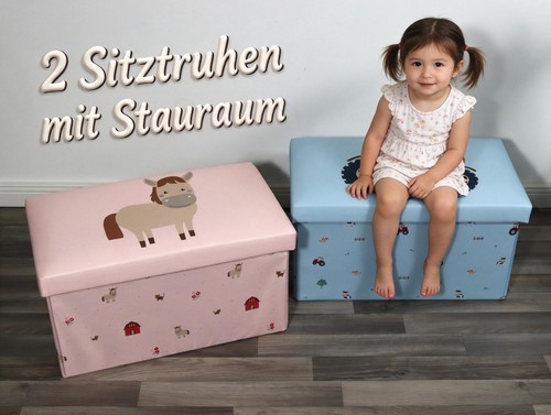 Kinder sitztruhe faltbar zum - 2,