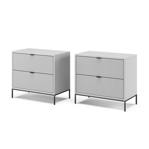 Nachttische vicco eliza 2er - nachttische,