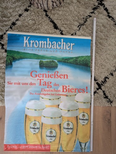 Krombacher deko wand fahne - wand,