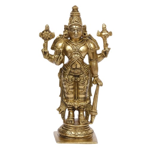 Messing lord vishnu holding - vishnu,
