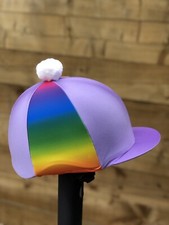 Regenbogen Reitmütze