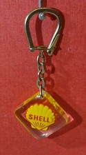 Original alter SHELL Muschel Schlüsselanhänger 3D selten 60er Jahre!