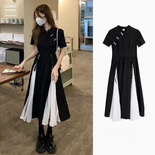 Damen cheongsam kleid gothnic - cheongsam,