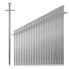 30Stk Zelt-Heringe aus Stahl - lange und robuste Erdnägel für Camping & Outdoor