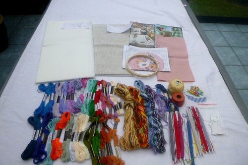 Konvolut 200 stickgarn - 200, g