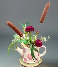 Keramik Gießkanne Blumen Vase