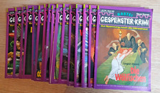 16 Hefte Gespenster Krimi 461 bis 480.  464,466,467 und 470 fehlen.Vintage 