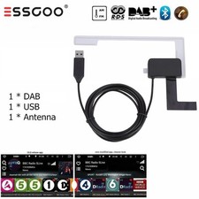 USB DAB DAB+ Adapter Digital Tuner FM Transmitter mit Antenne Für Autoradio