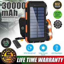 30000mAh Powerbank Externer Batterie Ladegerät ZusatzAkku USB-C Für Alle Handy