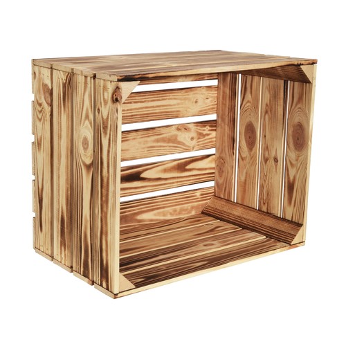 Geflammte obstkiste 50x40x30cm - geflammte,