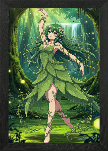 Anime elfe wald - elfe, im