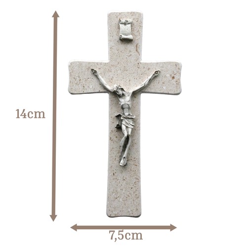 Wandkreuz naturstein cm - naturstein, 14