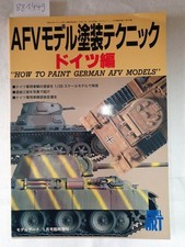 How to paint german AFV Models Text in japanischer Sprache Model Art  Co. Ltd., 