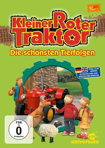 Kleiner roter traktor - roter,