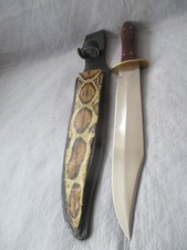 Altes Jagdmesser Hirschfänger mit Lederscheide