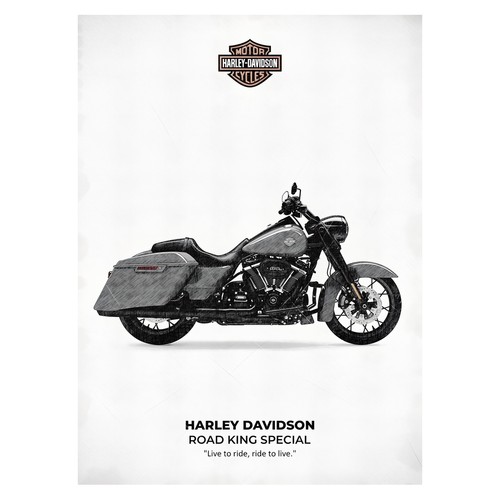 Harley davidson road king - harley,