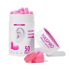 Haspro Tube50 Ohrstöpsel Rosa, 50 Paar