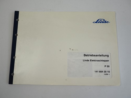 Linde p50 elektroschlepper - linde,