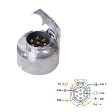 Anhänger Steckdose 7-polig