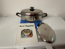 AMC Topf ovaler Bräter 5,5L mit Visiotherm Deckel - AMC Kochbuch - TOP