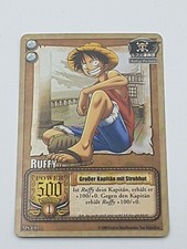 One Piece Einzelkarte Ruffy Großer Kapitän mit Strohhut Holo NM