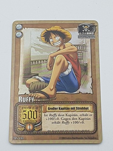 One piece einzelkarte ruffy - one,