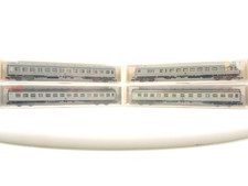 Fleischmann 8120, 8121, 8122 Spur N Silberling-Konvolut, Steuerwagen 4 x OVP