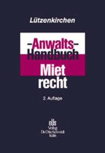 Anwalts handbuch mietrecht - anwalts-handbuch,
