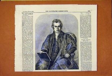 Original alter antiker Druck