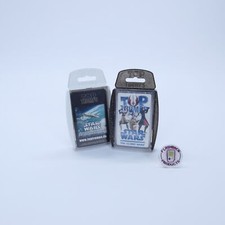 STAR WARS Quartettspiel The Clone Wars + Raumschiffe Top Trumps 2012 /R17F4