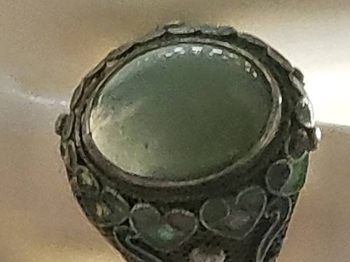 Ring jade emaille - ring,