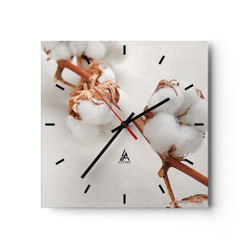 Modern wanduhr 40x40cm quadrat - modern,