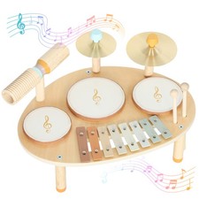 Kinder Schlagzeug 4-in-1