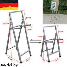 Stabil Stahl Zielscheibenständer Strohzielscheibe Stand Höhenverstellbar Faltbar