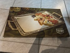 Servierplatte Edelstahl