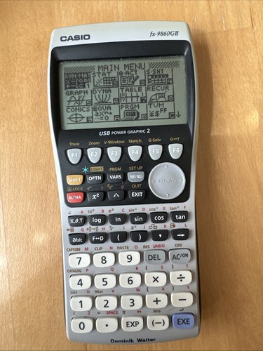 Casio 9860gii - casio, fx-9860gii