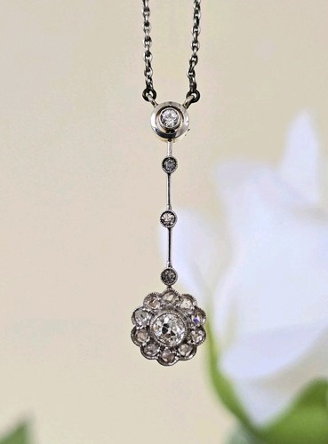 Art deco collier - collier, diamanten