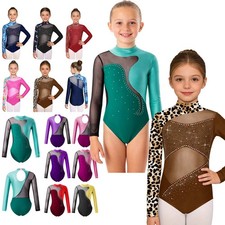 DE Mädchen Turnanzug Glitzer
