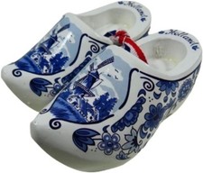 2er Set Deko Holland Clogs