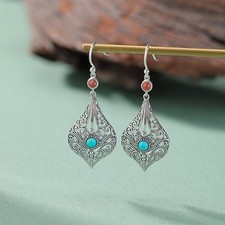 N02 Ohrringe Tropfen mit