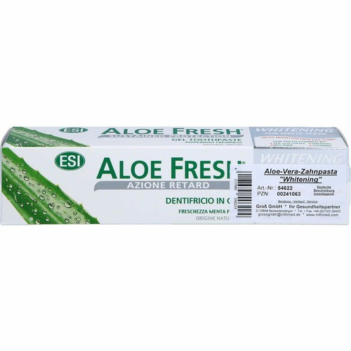 Aloe vera zahnpasta whitening - aloe,